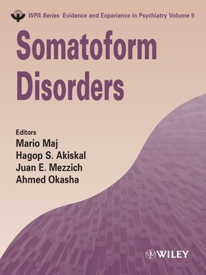 cover image of Somatoform Disorders